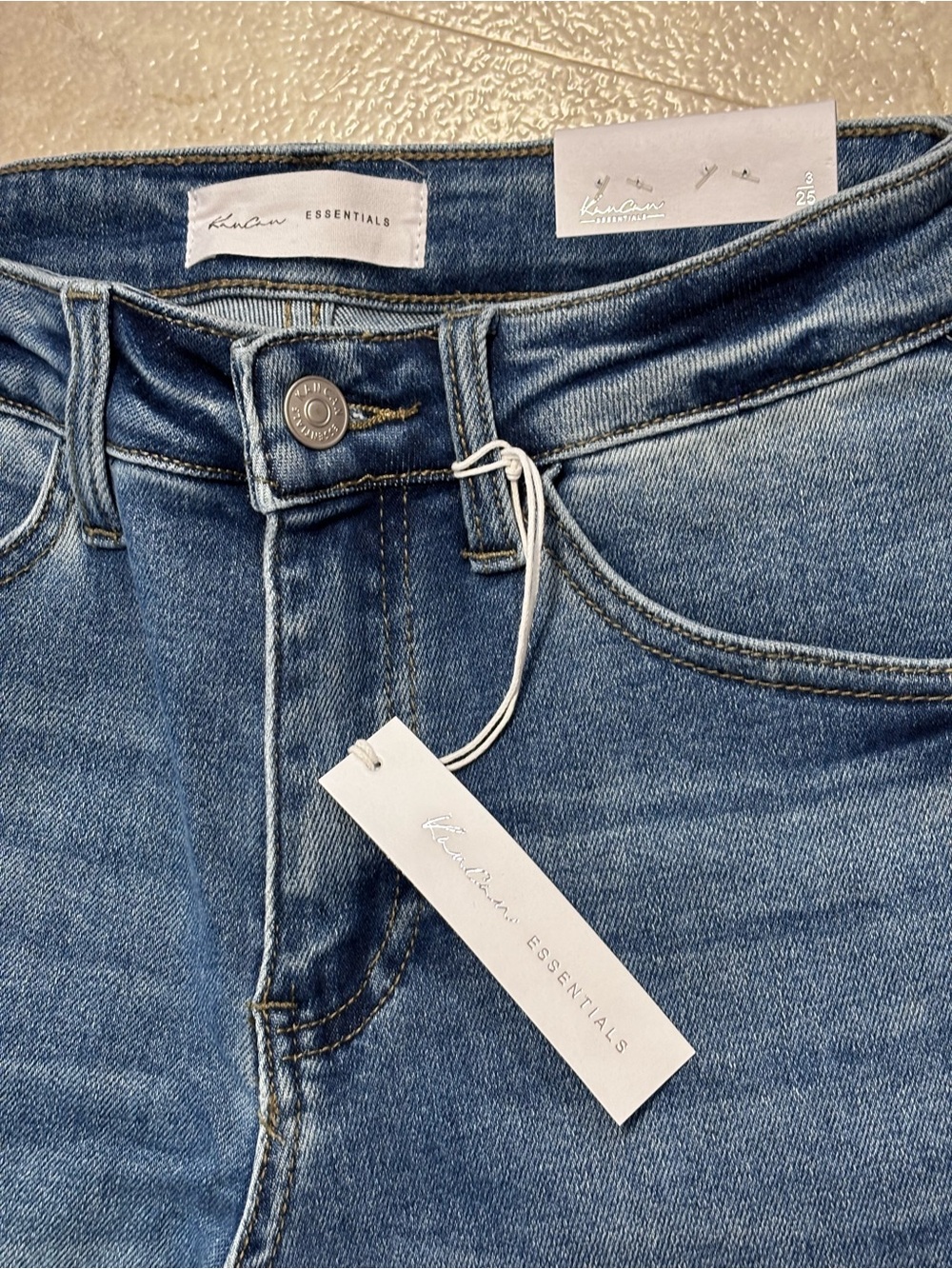 NWT KanCan High Rise Bootcut Stretch Jeans Blue 3/25 - Picture 11 of 12